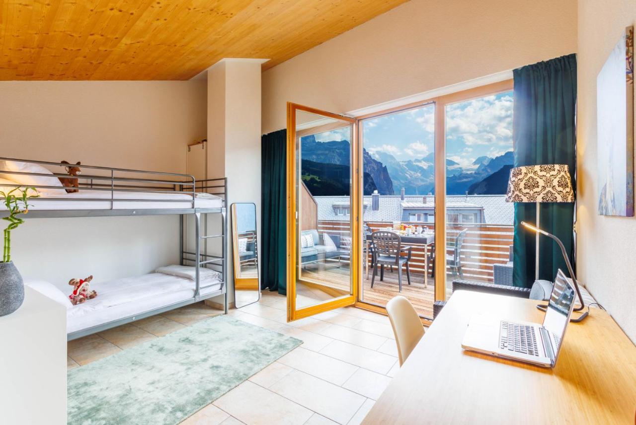 Kinohaus 3 Lägenhet Wengen Exteriör bild