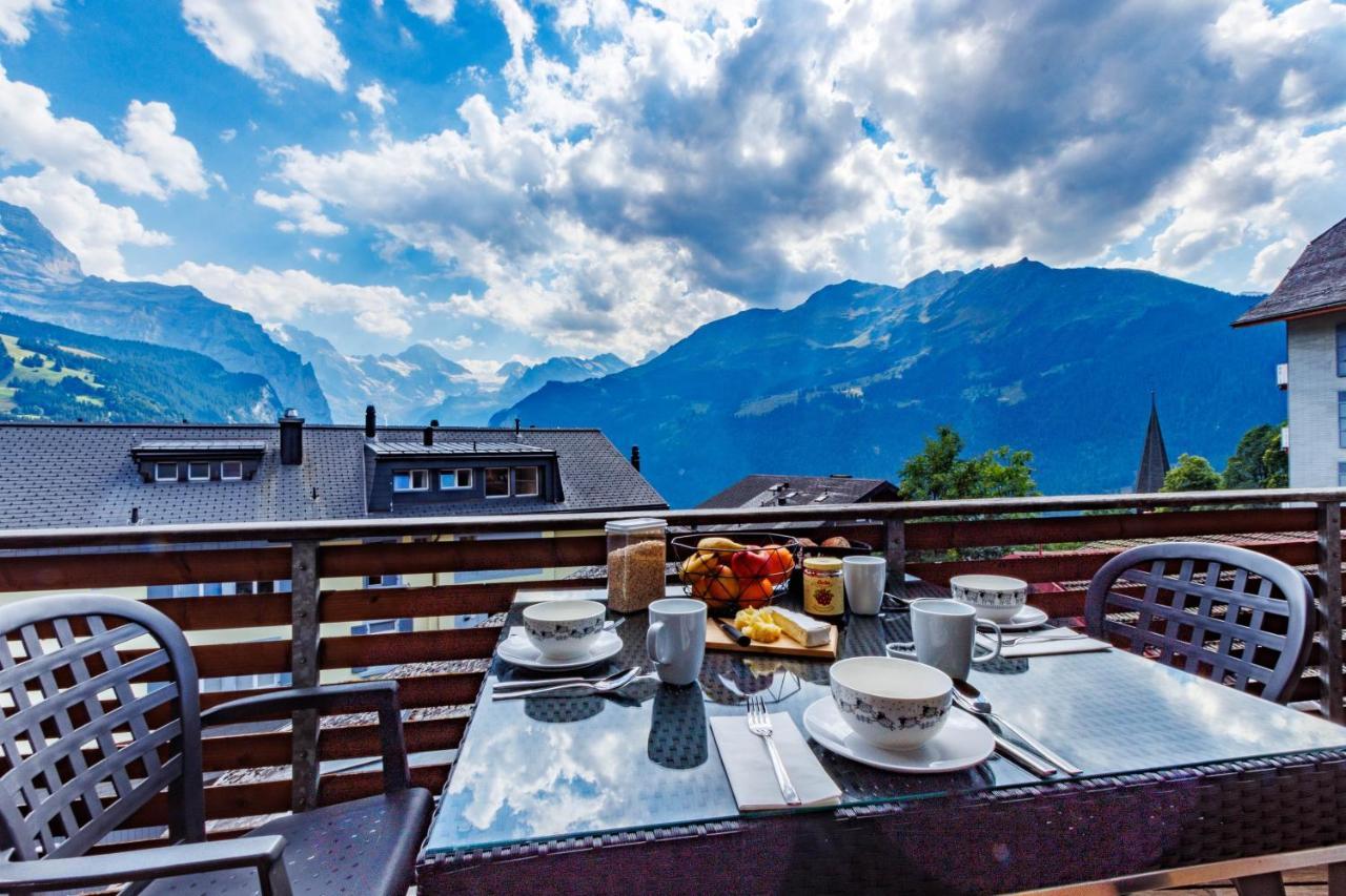 Kinohaus 3 Lägenhet Wengen Exteriör bild