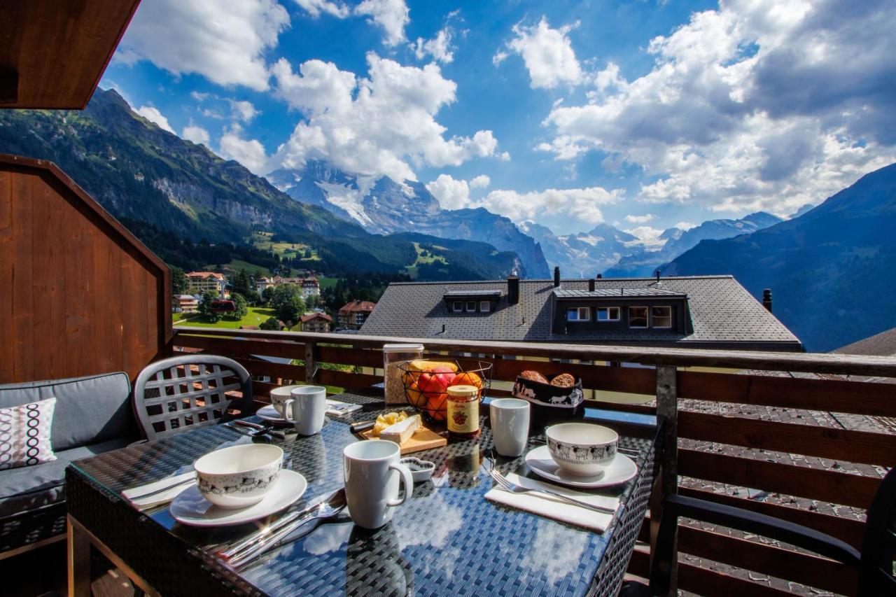 Kinohaus 3 Lägenhet Wengen Exteriör bild