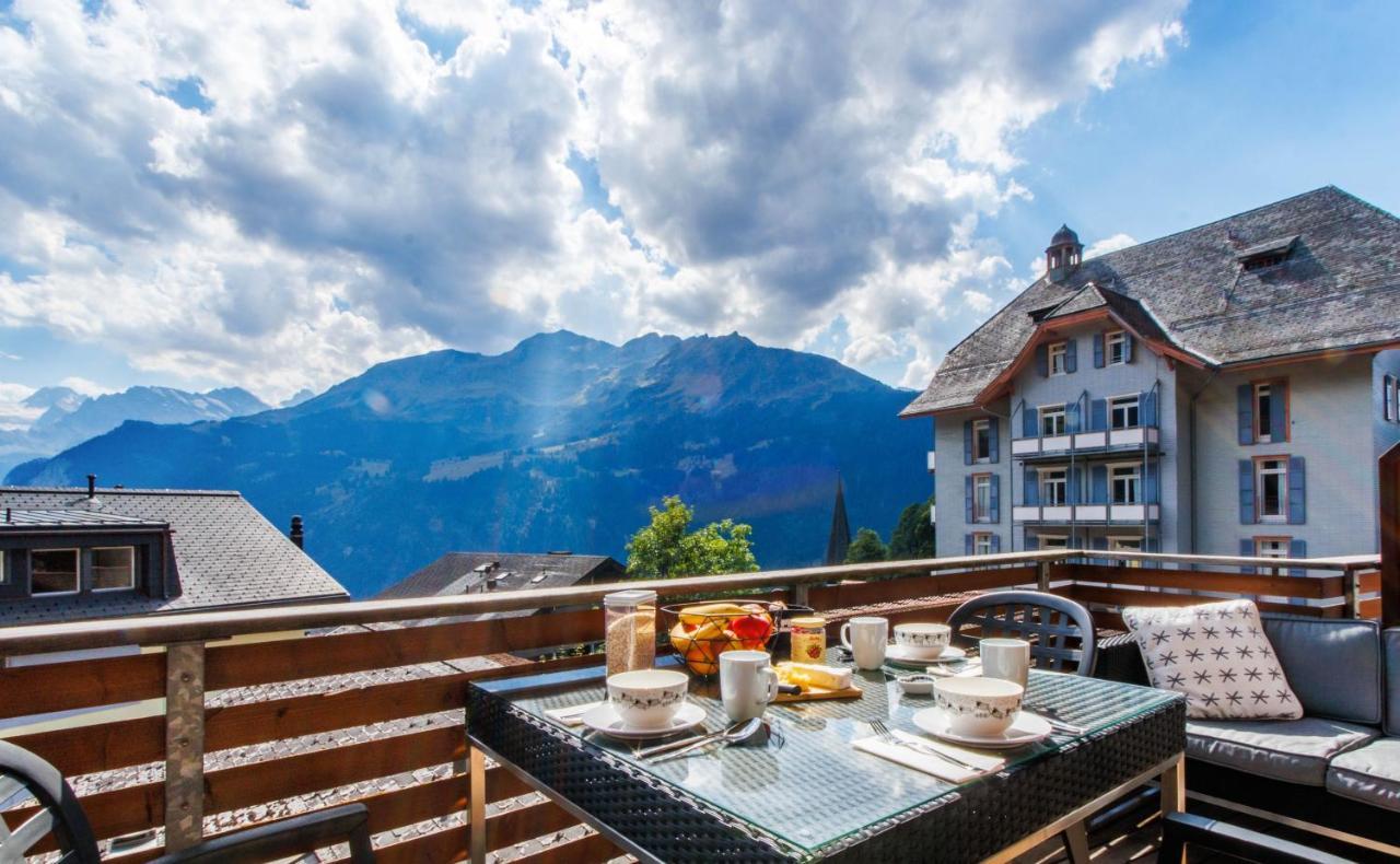 Kinohaus 3 Lägenhet Wengen Exteriör bild
